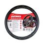Оплетка на руль Zipower PM0985 М 37-39 см комбинированная экокожа черный