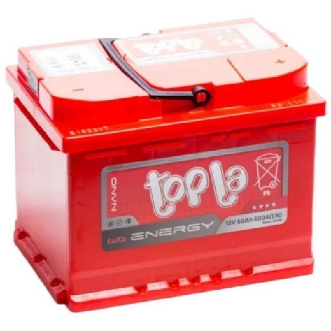 Topla Energy 108160 60А/ч-12V ст EN600 европейские прямая 242x175x190