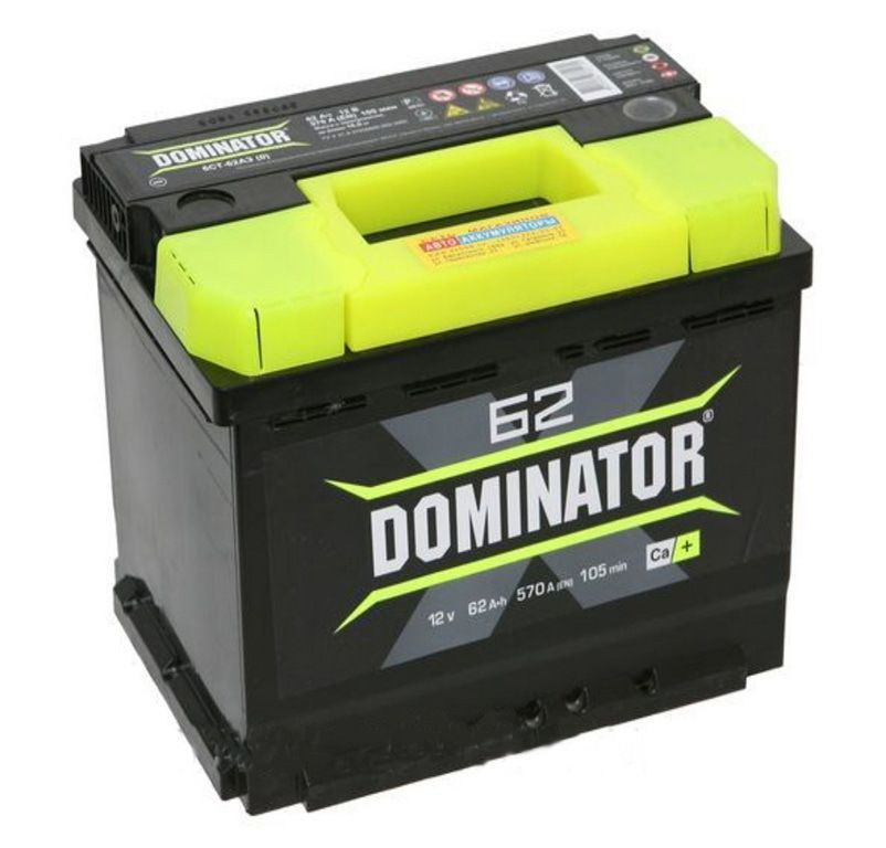 Dominator 6СТ-62VLR 562108060 62А/ч-12V ст EN620 европейские обратная 242x175x190