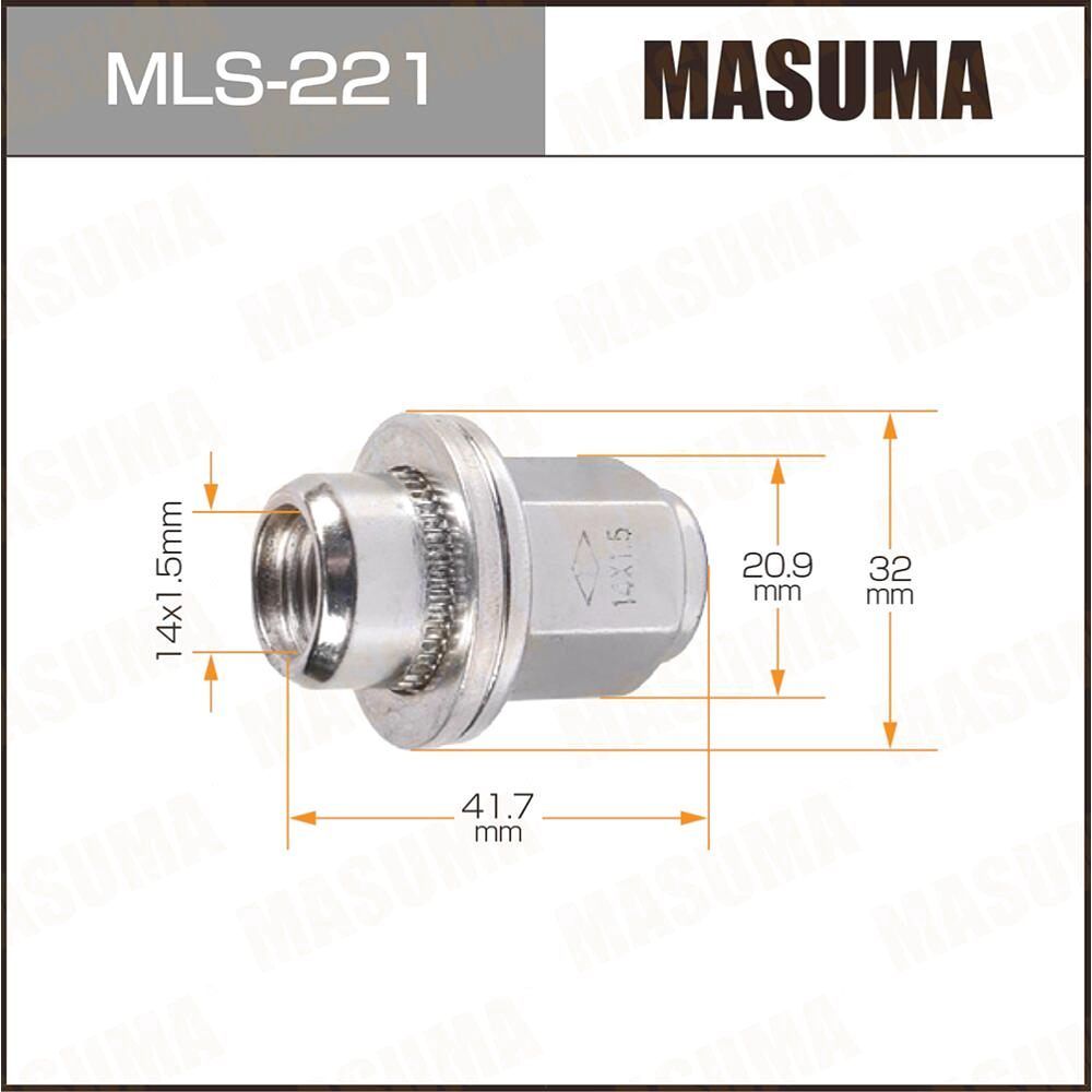 Masuma MLS221 гайка 1 шт.