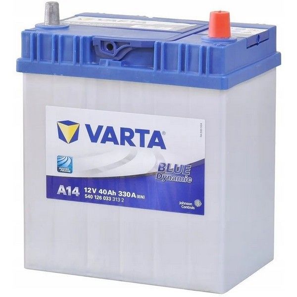 Varta Blue Dynamic 540126033 40А/ч-12V ст EN330 японские обратная 187x127x227